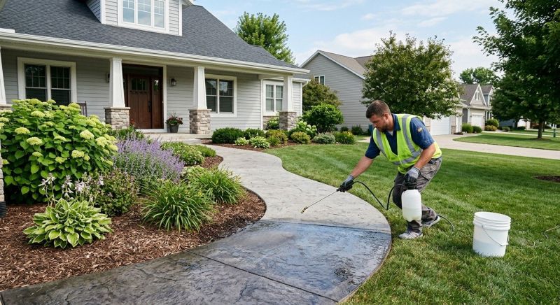 Stamped Concrete Sealing in Puyallup, WA